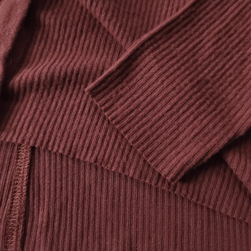 NATION LTD Nona Cardigan Sweater in Red Maroon Full Button Front size Medium - Picture 5 of 5
